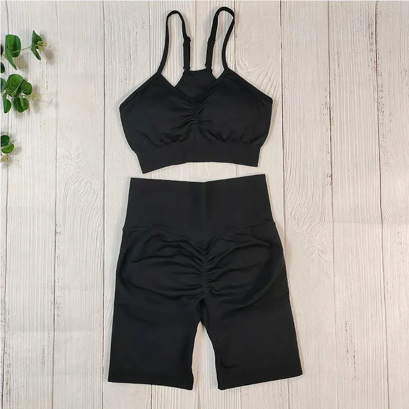 Seamless Gym Clothing Set for Women