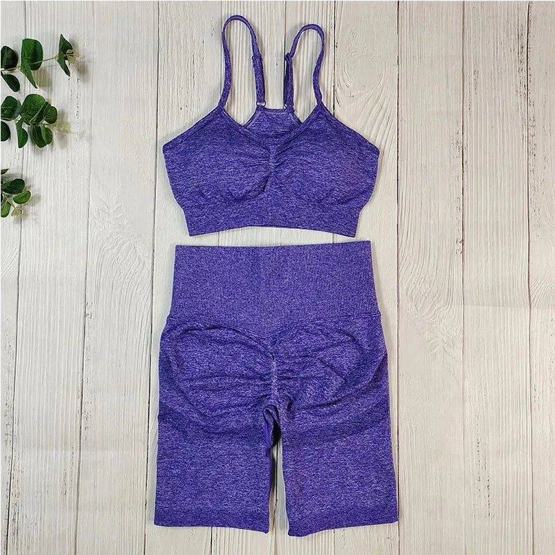 Seamless Gym Clothing Set for Women