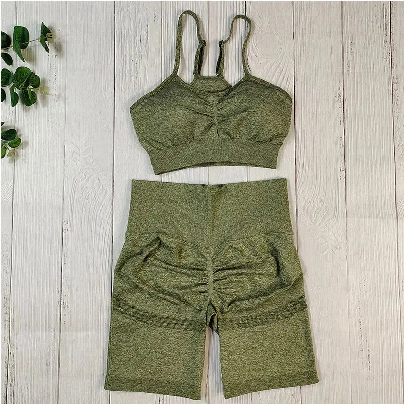 Seamless Gym Clothing Set for Women