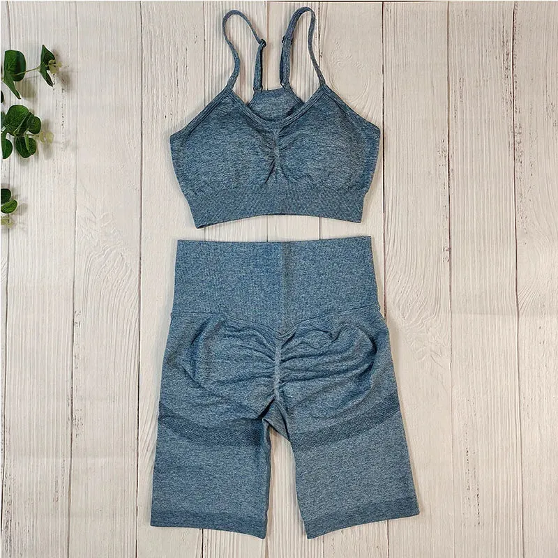 Seamless Gym Clothing Set for Women