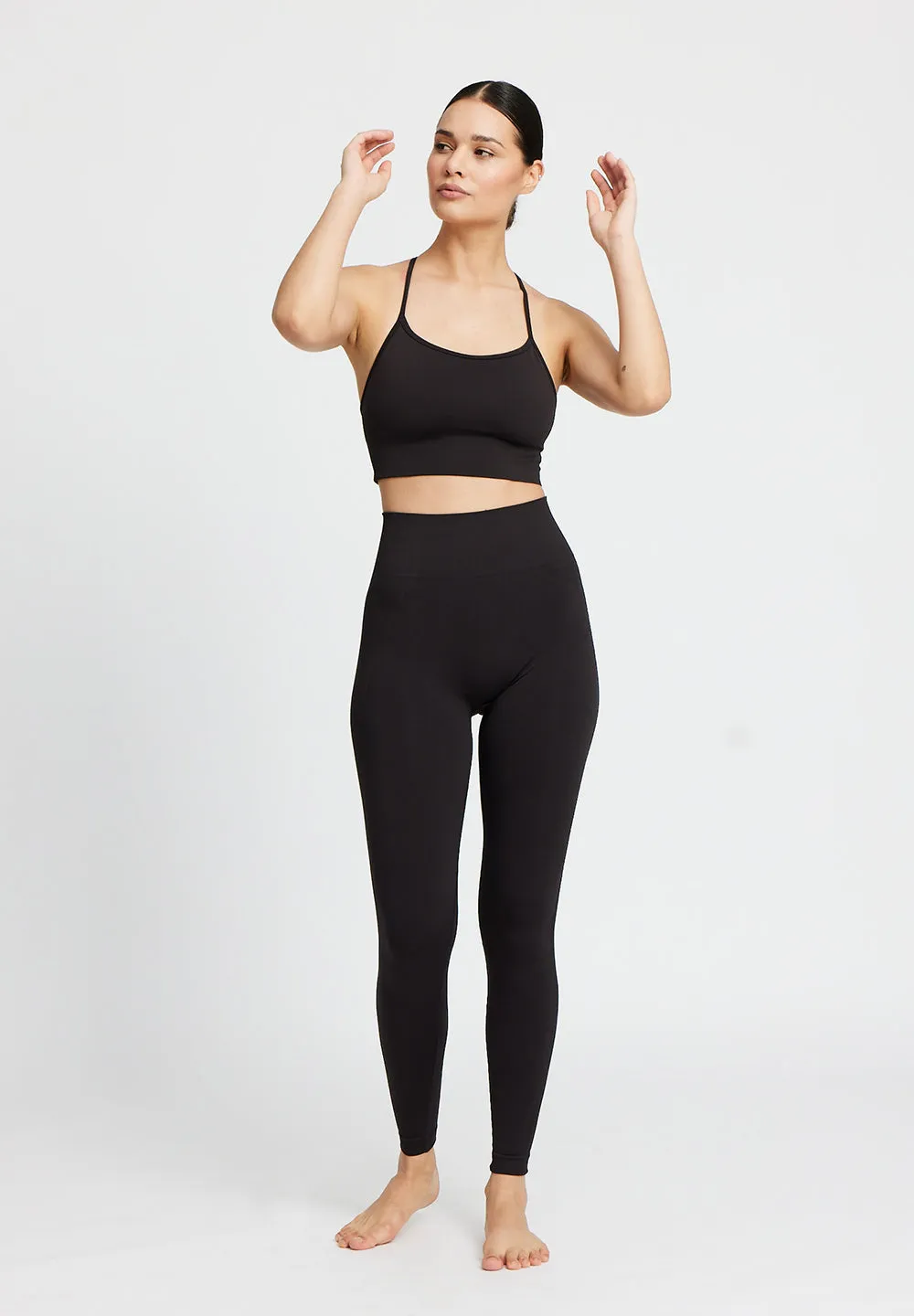 Seamless Top Hilde - almost black