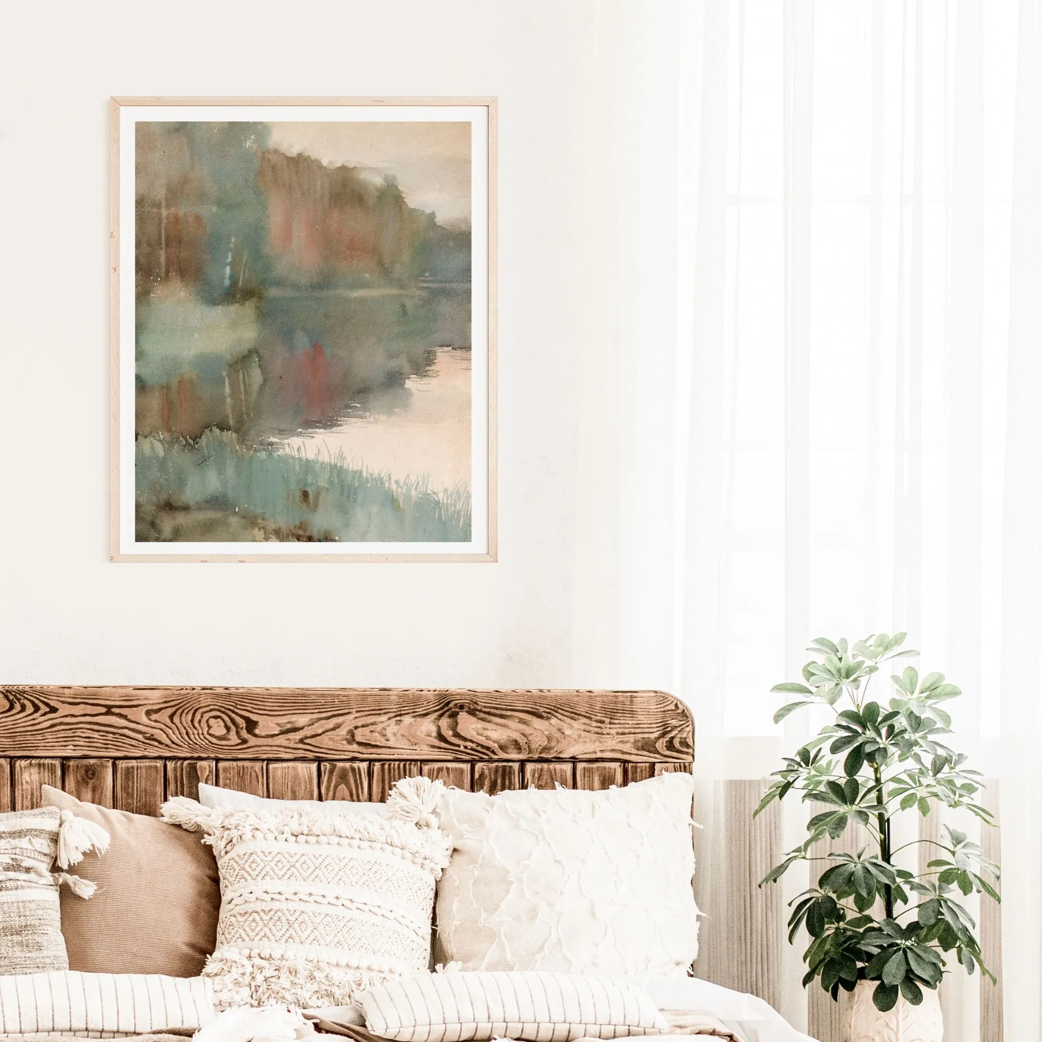 Seashore in Autumn: Printable Wall Art