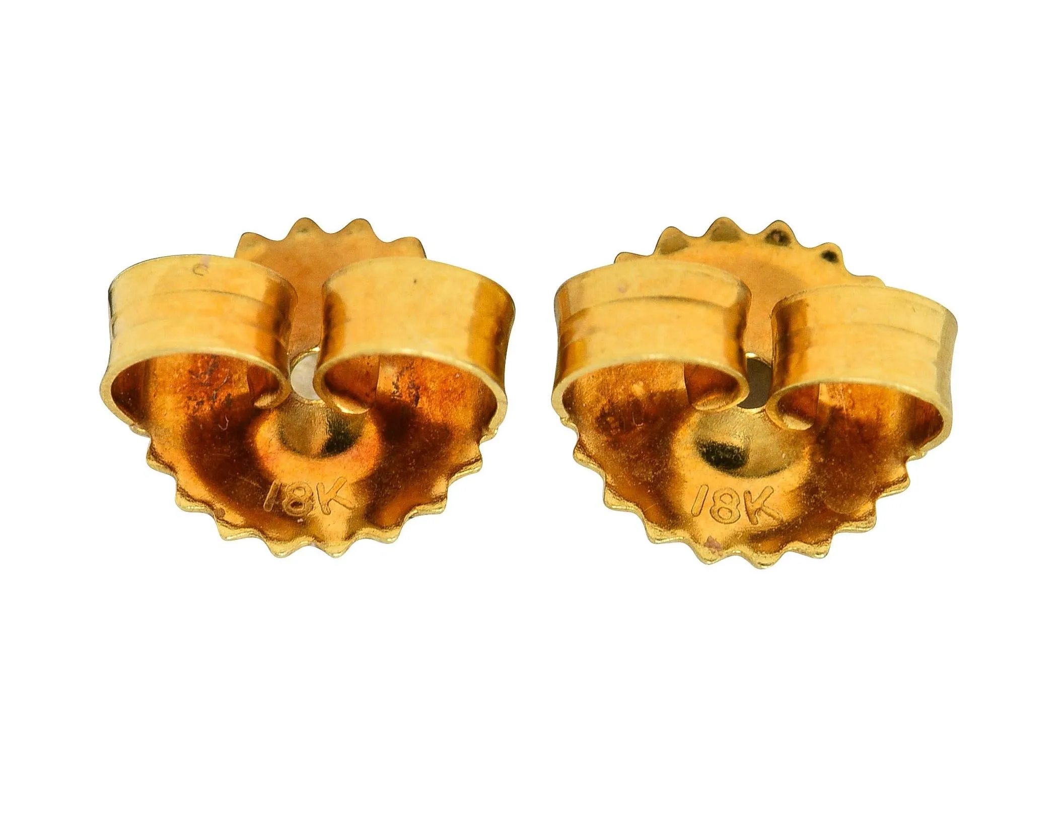 SeidenGang 1990's Lemon Quartz Diamond 18 Karat Two-Tone Gold Vintage Drop Earrings