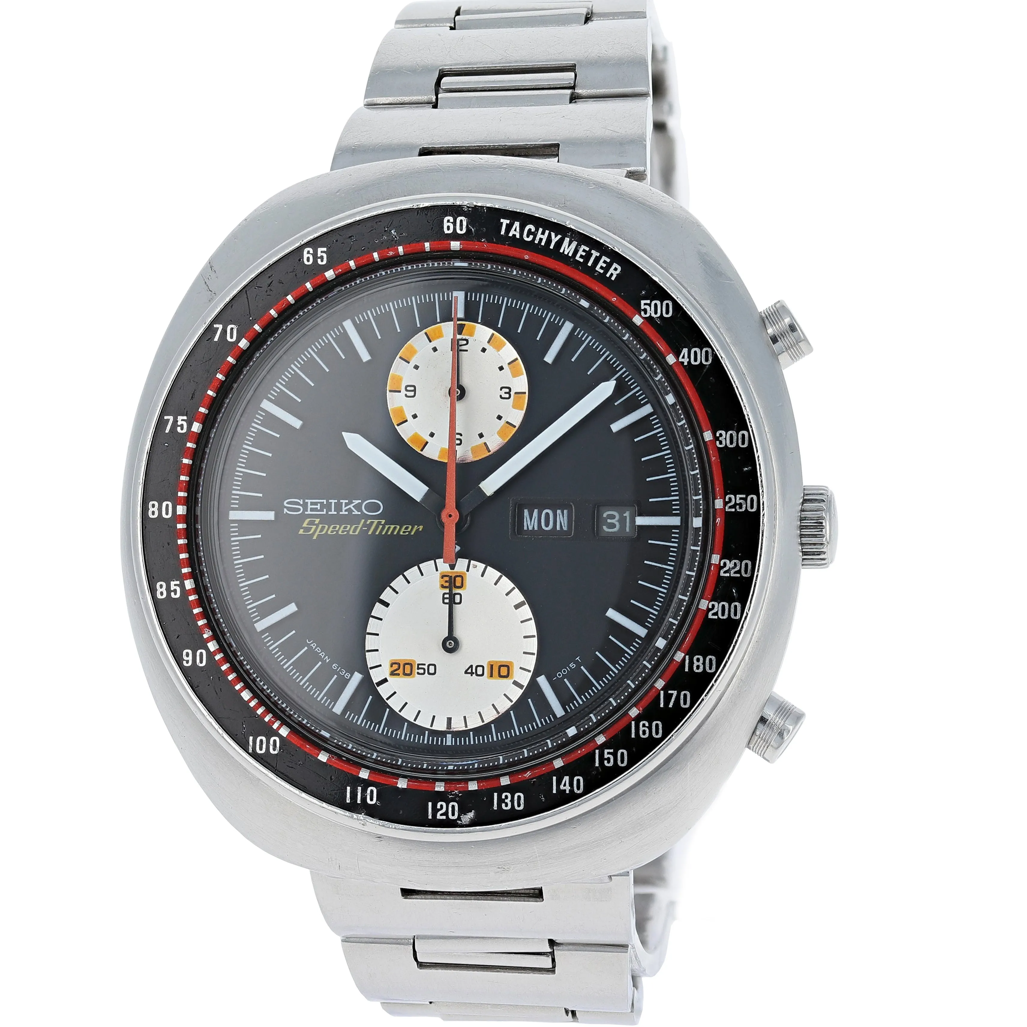Seiko 6138-0011 UFO Yachtsman Speed-Timer Chronograph -0015T c. 1976 Steel 44 mm