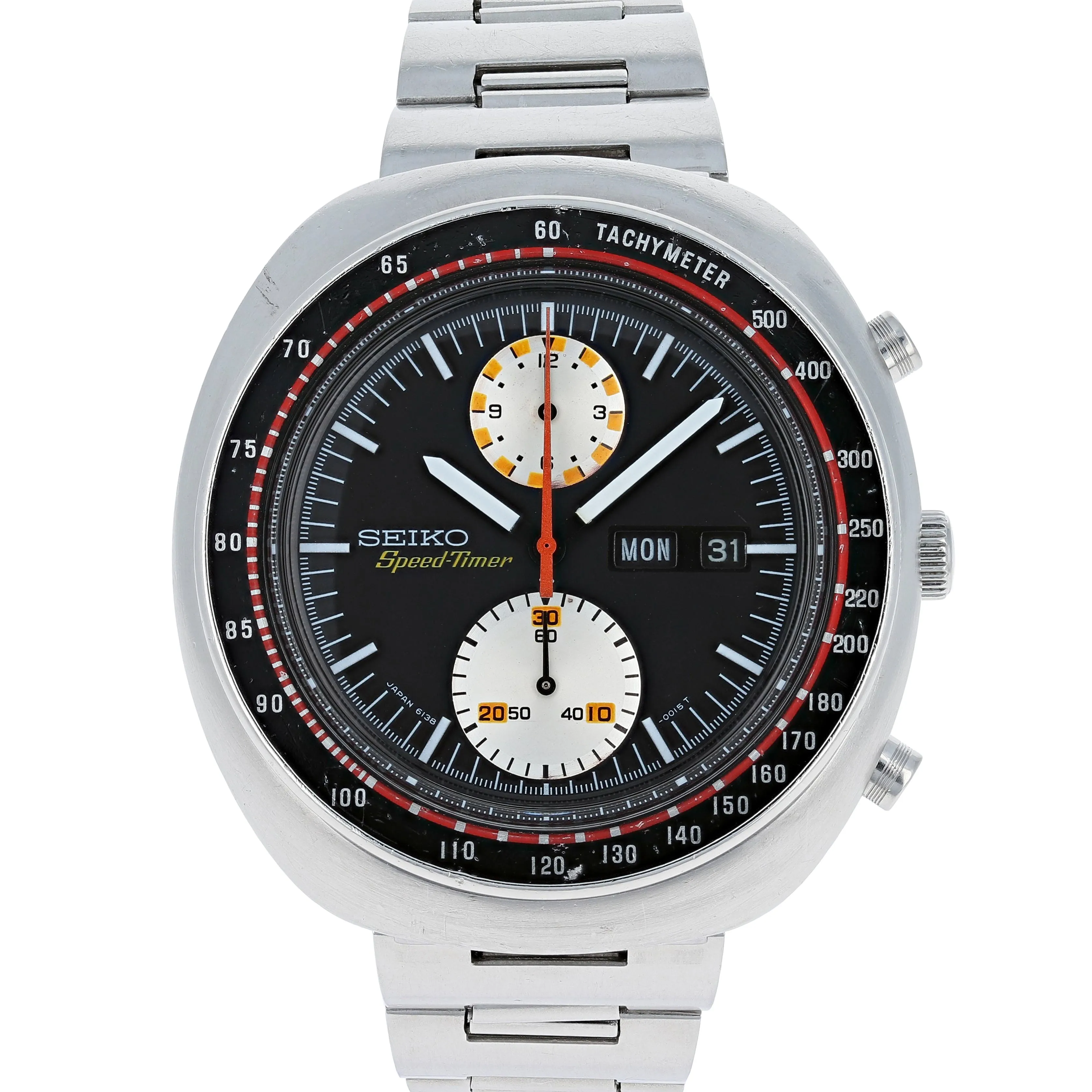 Seiko 6138-0011 UFO Yachtsman Speed-Timer Chronograph -0015T c. 1976 Steel 44 mm