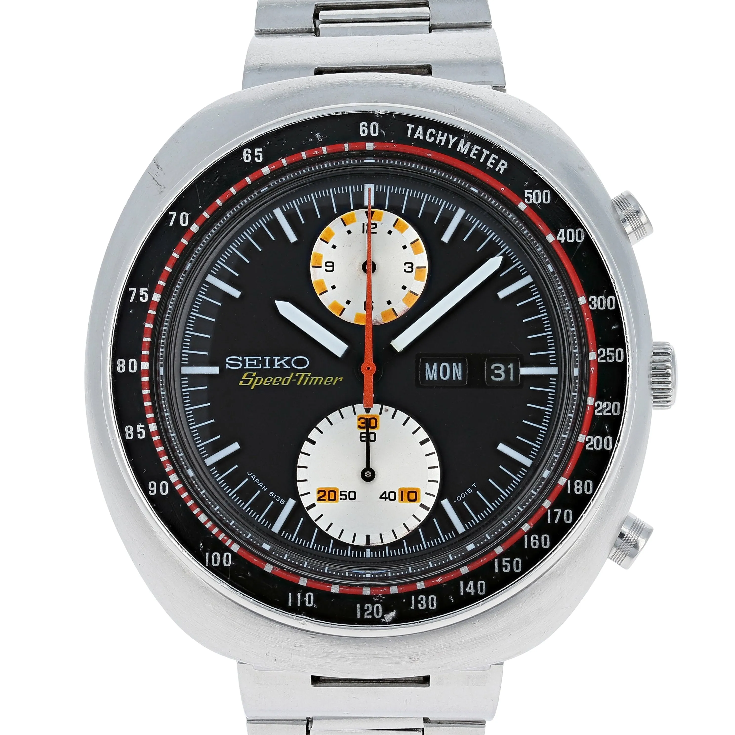 Seiko 6138-0011 UFO Yachtsman Speed-Timer Chronograph -0015T c. 1976 Steel 44 mm