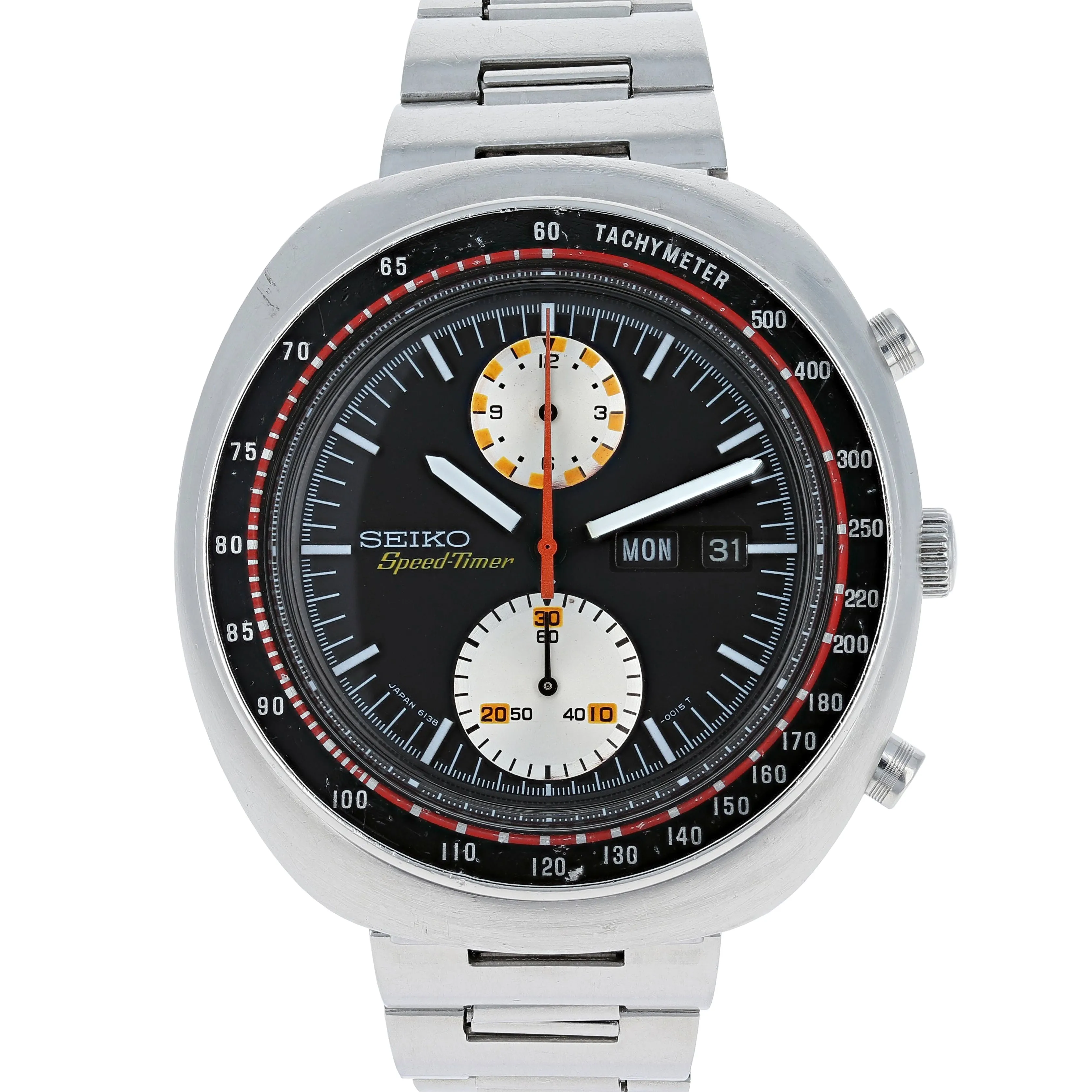 Seiko 6138-0011 UFO Yachtsman Speed-Timer Chronograph -0015T c. 1976 Steel 44 mm