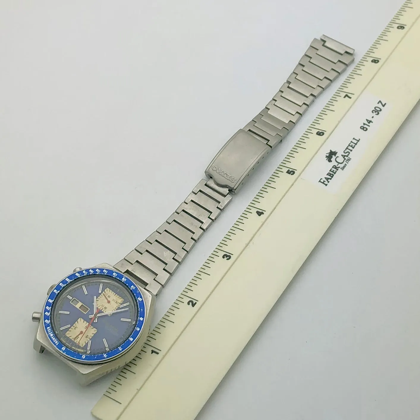 Seiko 6138-0030 Kakume -0045T Speed-Timer JDM Chronograph c 1976 43 mm