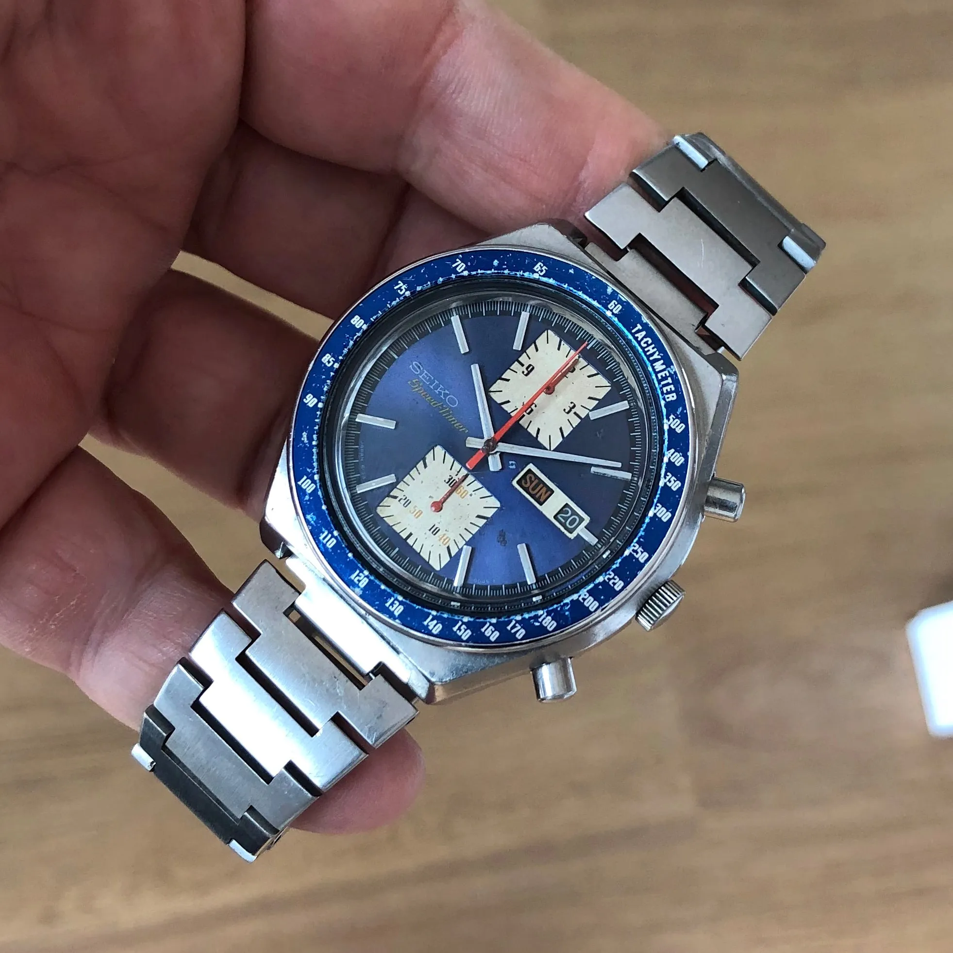 Seiko 6138-0030 Kakume -0045T Speed-Timer JDM Chronograph c 1976 43 mm