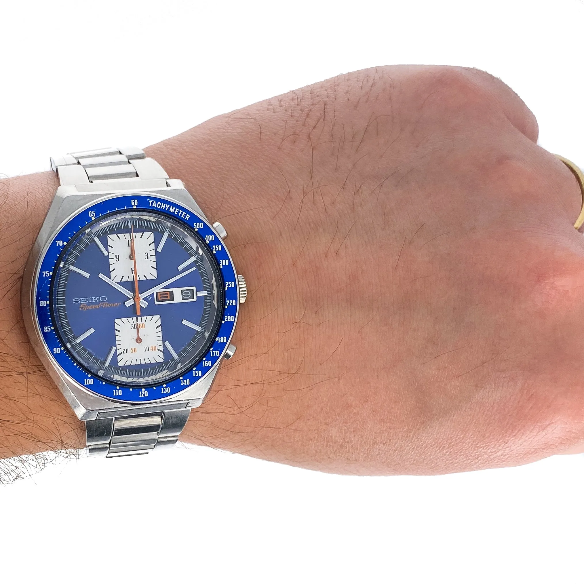 Seiko 6138-0030 Kakume -0045T Speed-Timer JDM Chronograph c 1978 43 mm