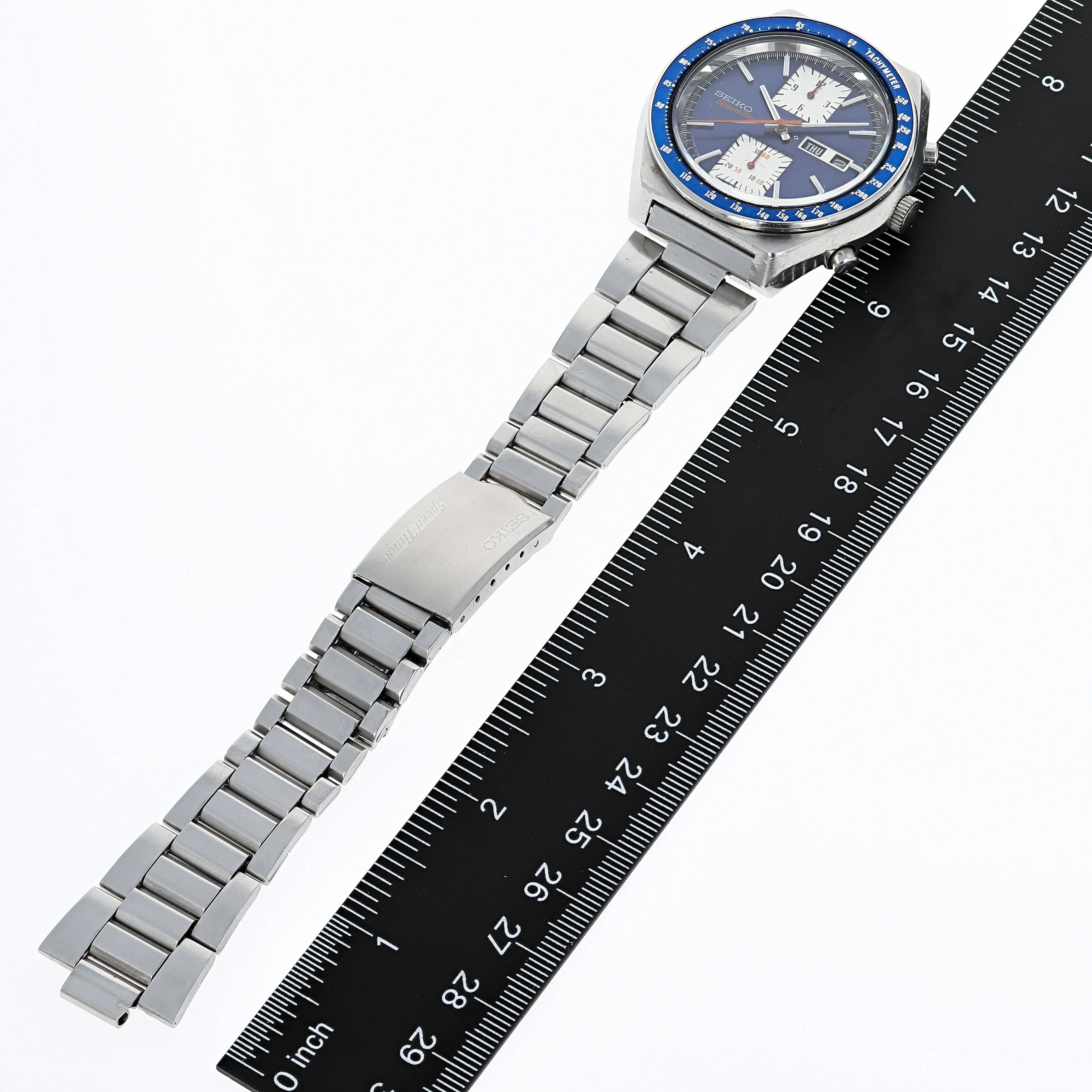 Seiko 6138-0030 Kakume -0045T Speed-Timer JDM Chronograph c 1978 43 mm