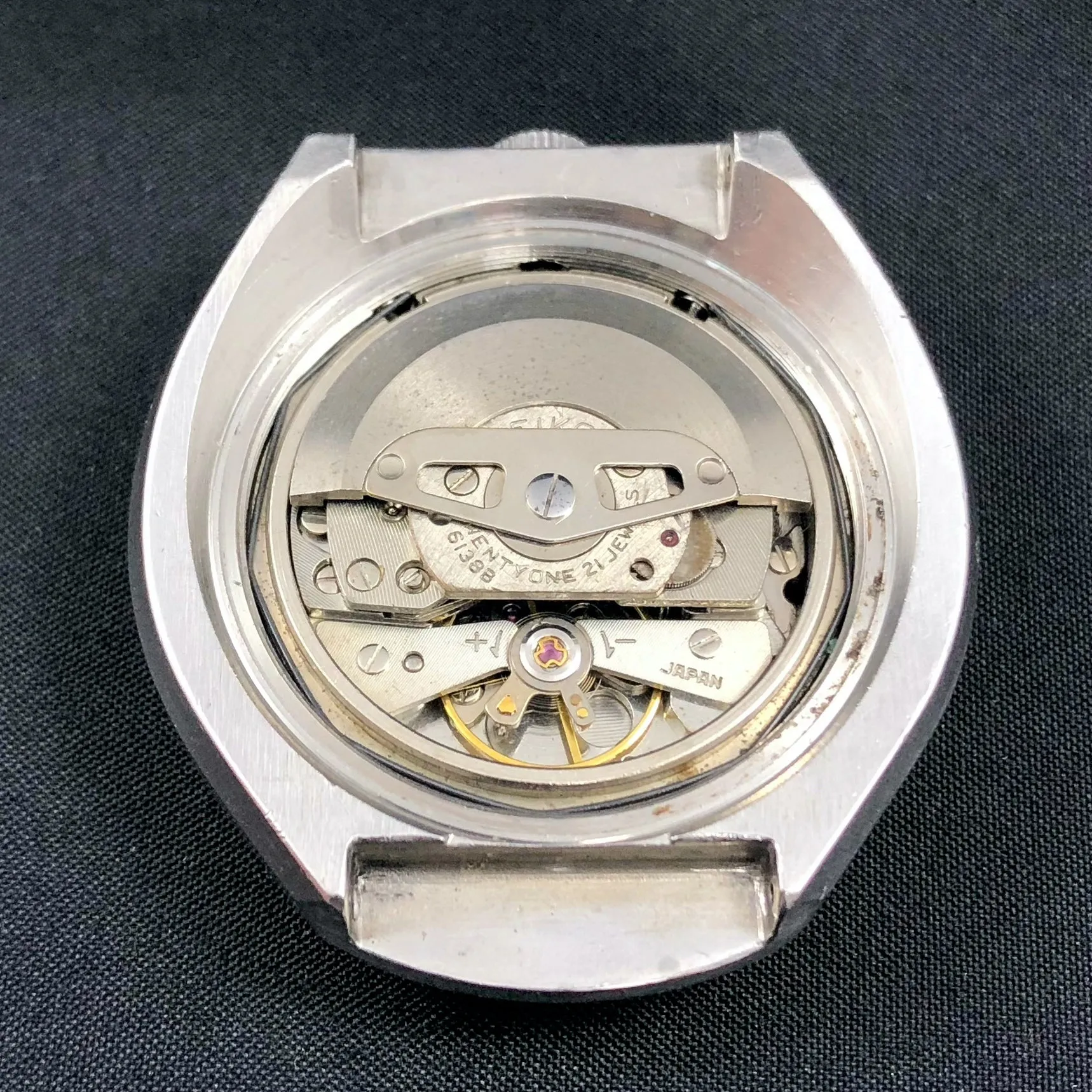 Seiko 6138-0040 Bullhead -0060T Chronograph Automatic c. 1977 Fishbone Steel 44 mm