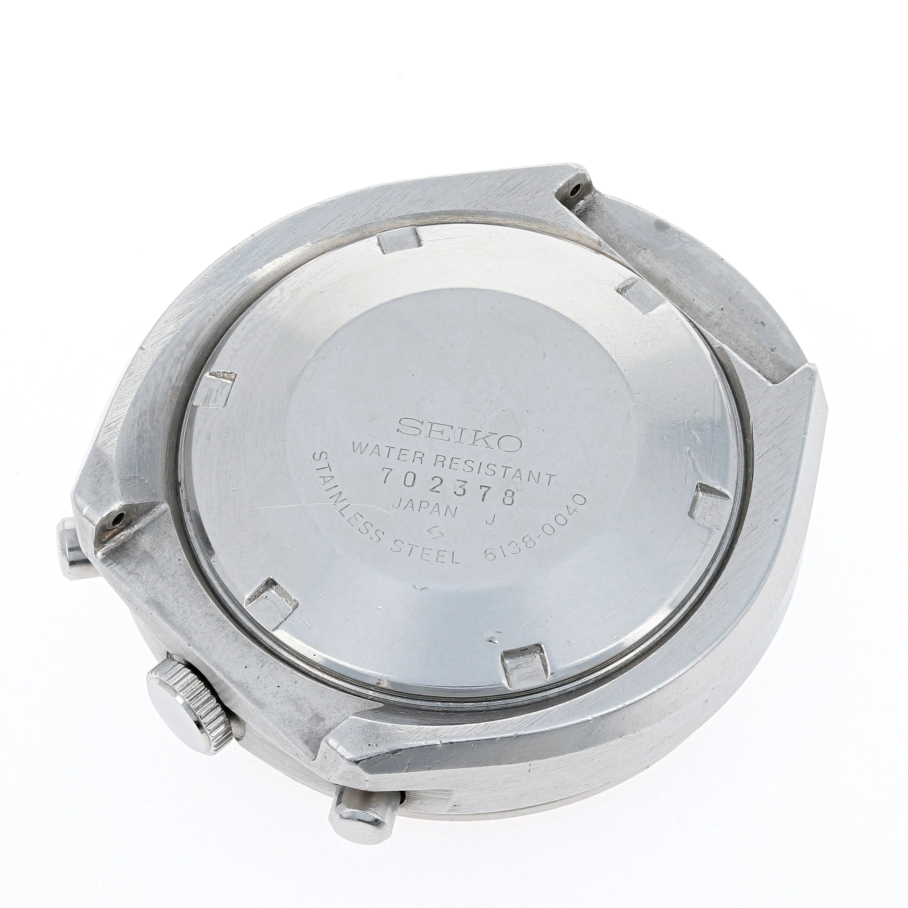 Seiko 6138-0040 Bullhead -0060T Chronograph Automatic c. 1977 Fishbone Steel 44 mm