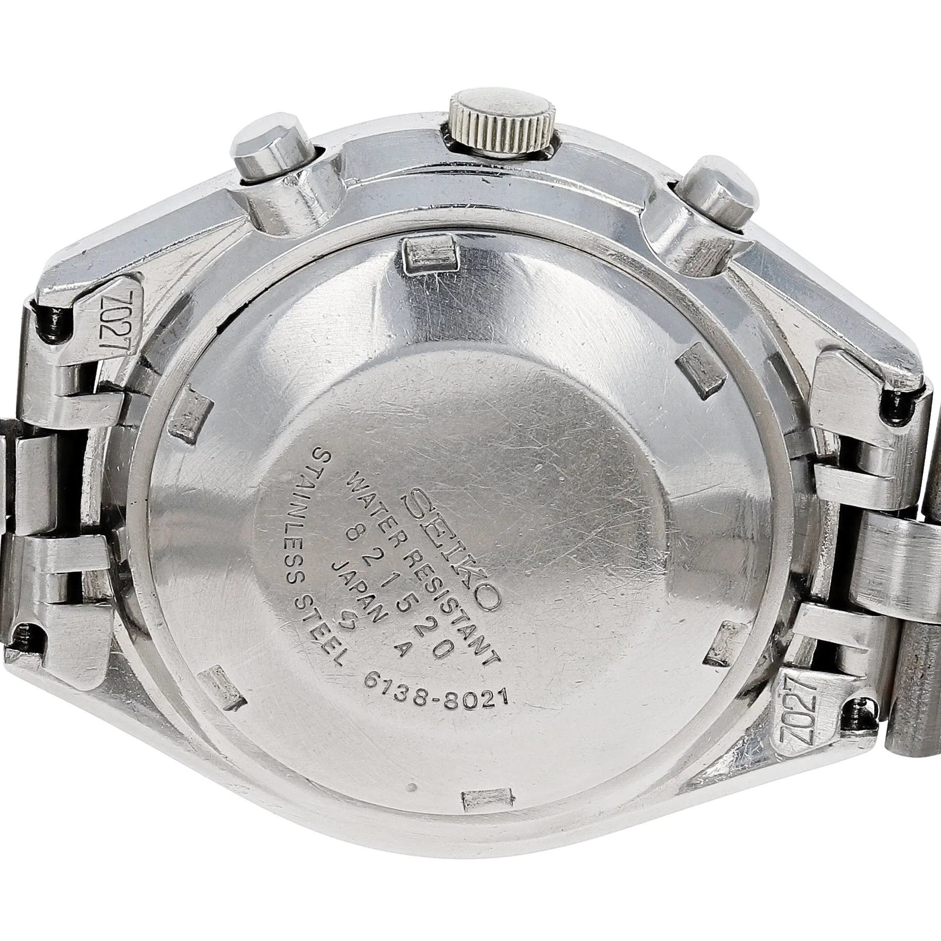 Seiko 6138-8021 Panda -8040T Chronograph Automatic c. 1978 Unpolished Steel 41 mm