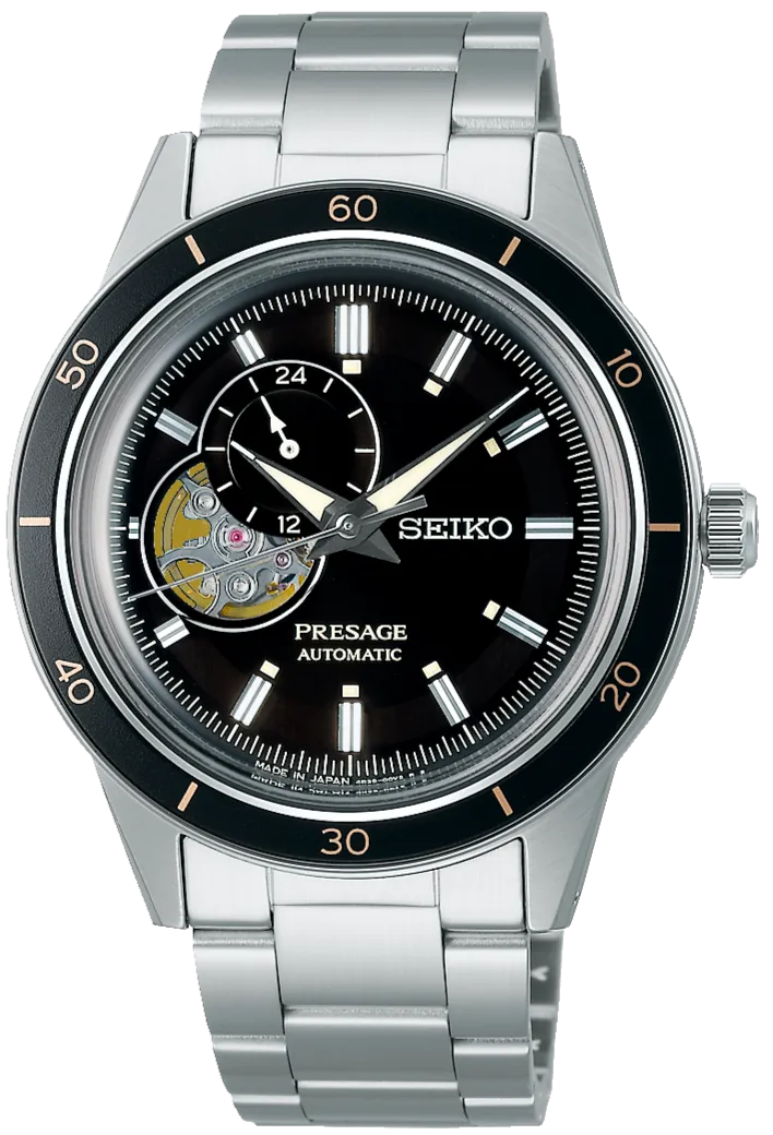 Seiko Presage 2021 Style60's Series Automatic Black-Dial SSA425J1