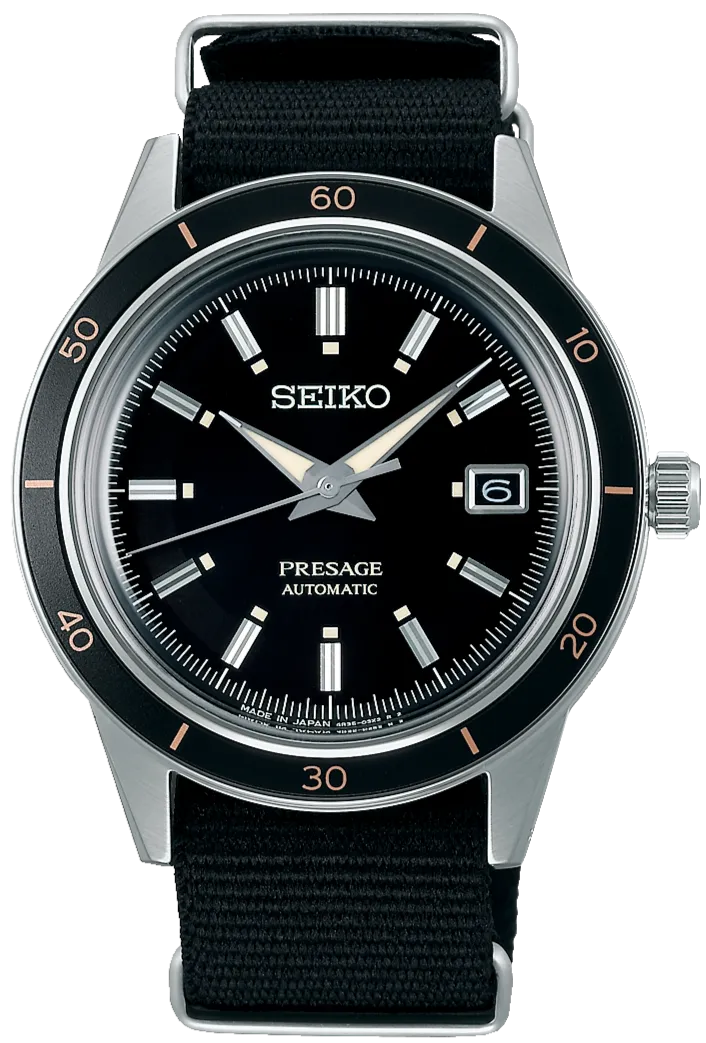 Seiko Presage 2021 Style60's Series Automatic Nylon Strap SRPG09 (SARY197)