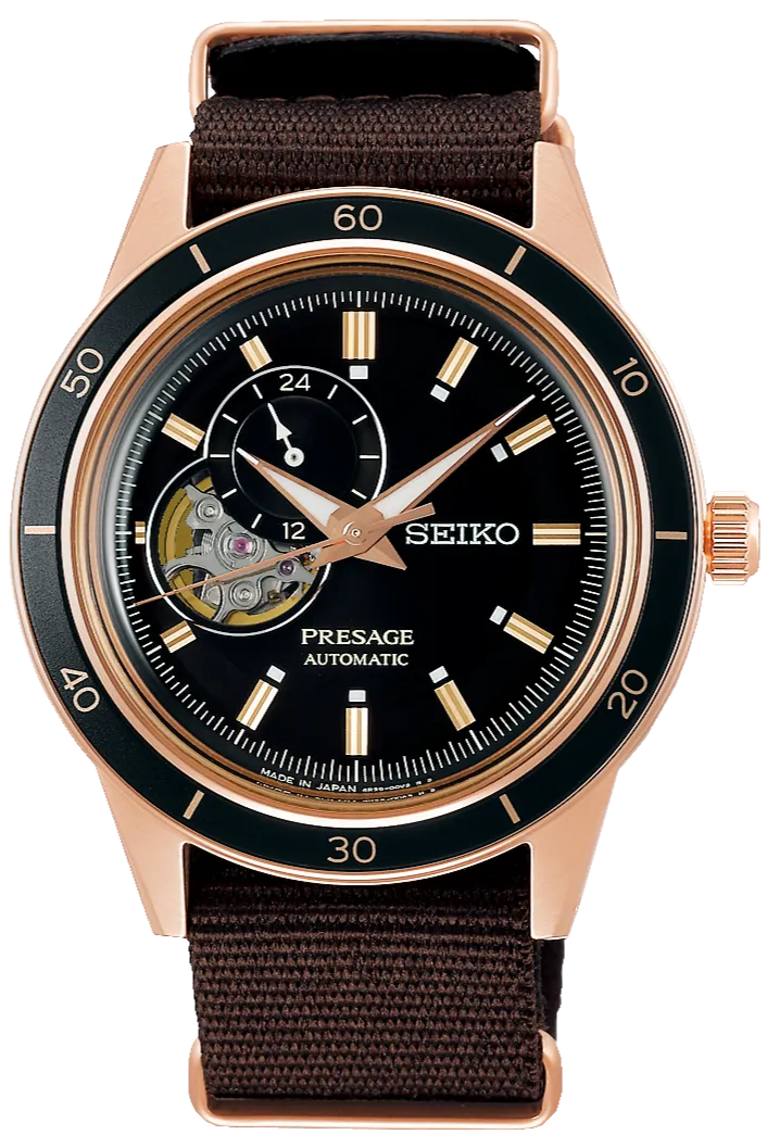 Seiko Presage 2021 Style60's Series Automatic Rose Gold SSA426J1