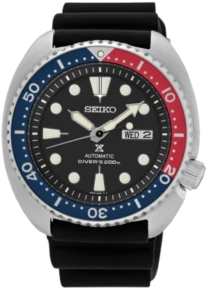Seiko Prospex Automatic 200M Diver New Turtle Red & Blue Bezel SRP779J1