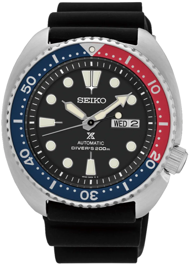 Seiko Prospex Automatic 200M Diver New Turtle Red & Blue Bezel SRP779J1