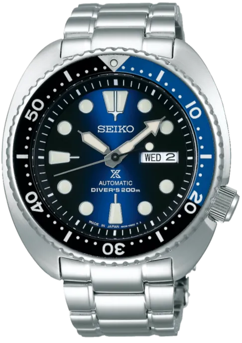 Seiko Prospex Automatic 200M Diver Scuba Deep Blue "Batman" Turtle SBDY013