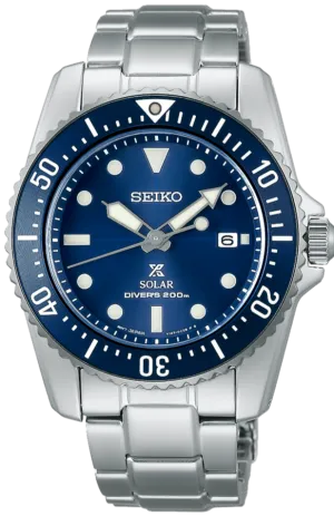 Seiko Prospex Compact Solar Diver Scuba 200M Blue SNE585 (SBDN079)