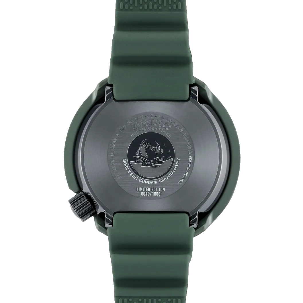 Seiko Prospex X Mobile Suit Gundam 40th Anniversary Zaku II Mechanical Automatic Professional 1000M Diver Tuna Can SLA029