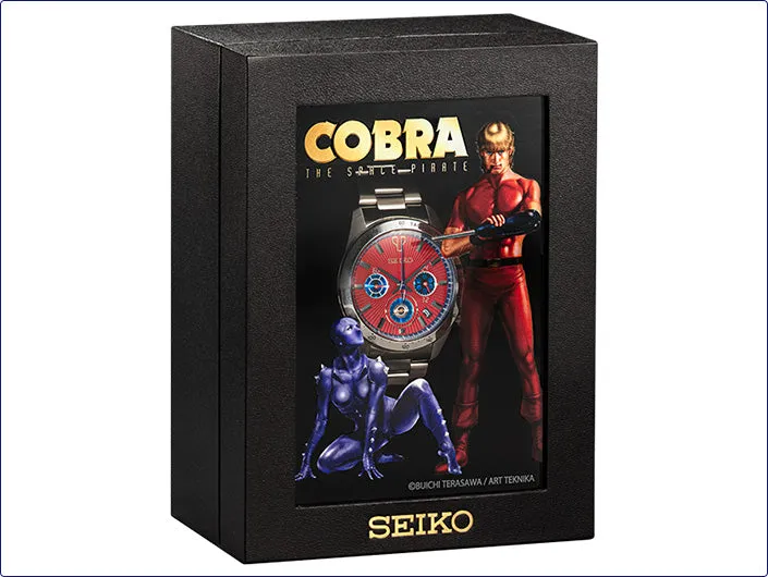 Seiko X Cobra The Space Pirate 45th Anniversary Collaboration Limited Edition Quartz Chronograph - PREORDER