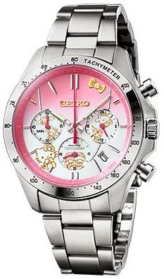 Seiko X Hello Kitty 50th Anniversary Shinkansen 500 Series Collaboration Limited Edition Quartz Chronograph - PREORDER