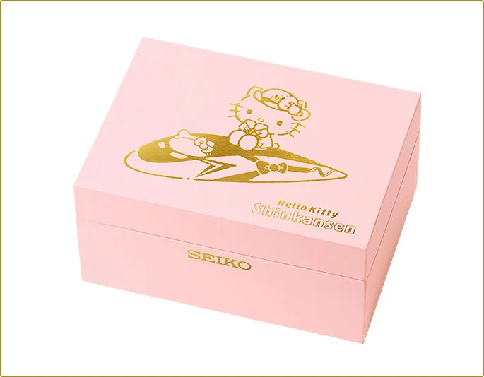Seiko X Hello Kitty 50th Anniversary Shinkansen 500 Series Collaboration Limited Edition Quartz Chronograph - PREORDER