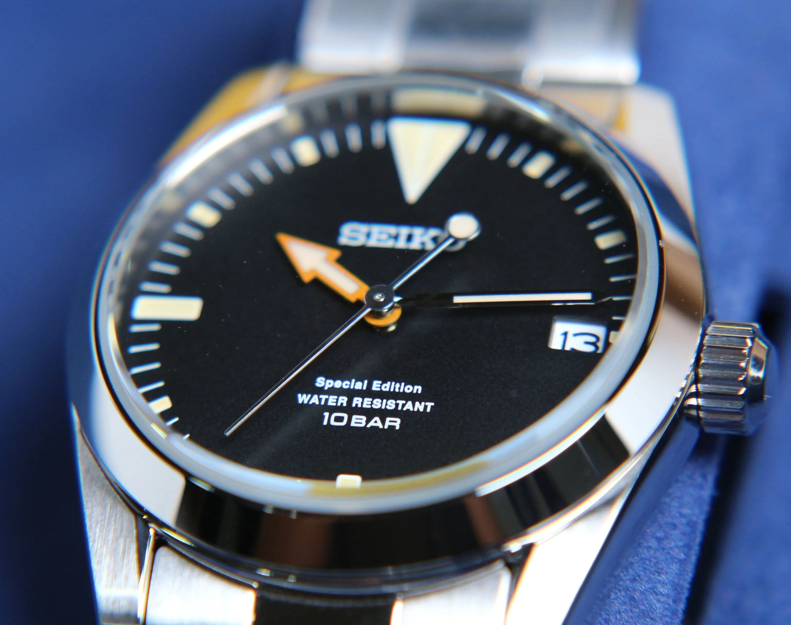 Seiko X Nano Universe Vintage Style Quartz Black-Dial JDM Special Edition SZQV020