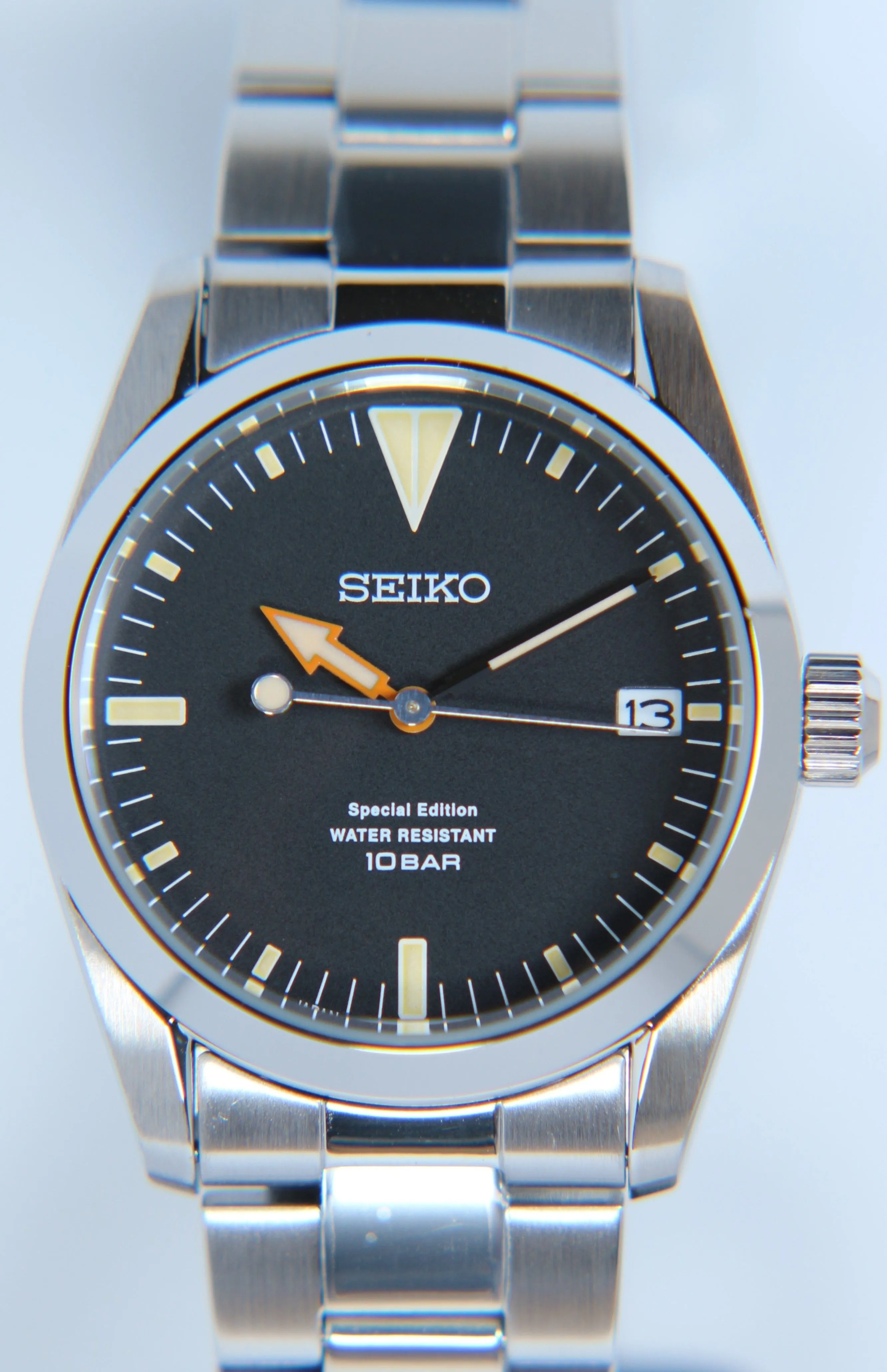 Seiko X Nano Universe Vintage Style Quartz Black-Dial JDM Special Edition SZQV020