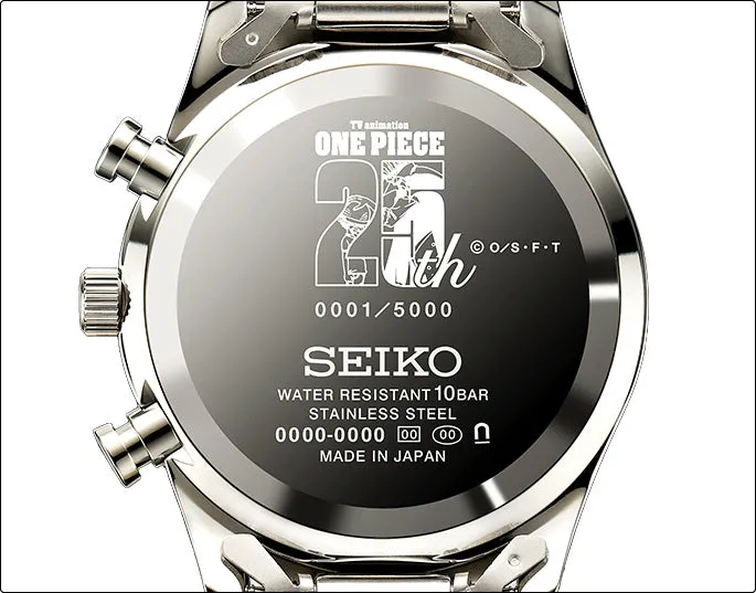 Seiko X ONE PIECE TV Animation 25th Anniversary Collaboration Limited Memorial Edition Quartz Chronograph - PREORDER