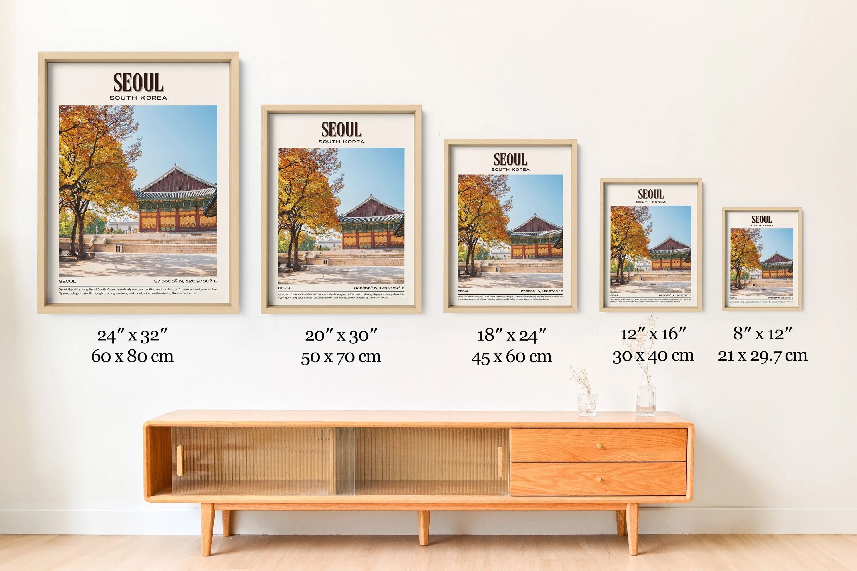 Seoul Vintage Wall Art, South Korea
