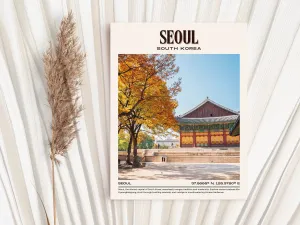 Seoul Vintage Wall Art, South Korea