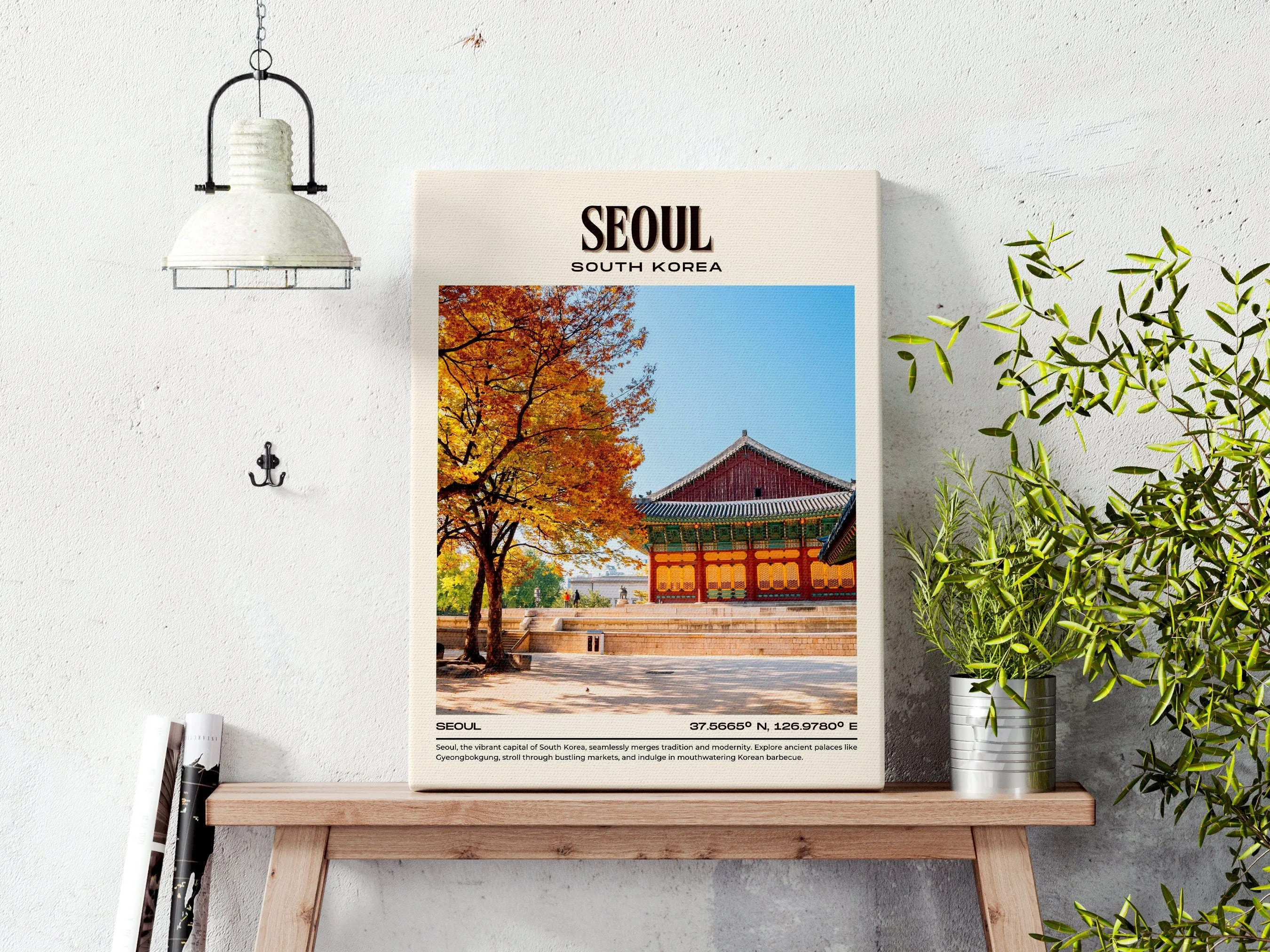 Seoul Vintage Wall Art, South Korea