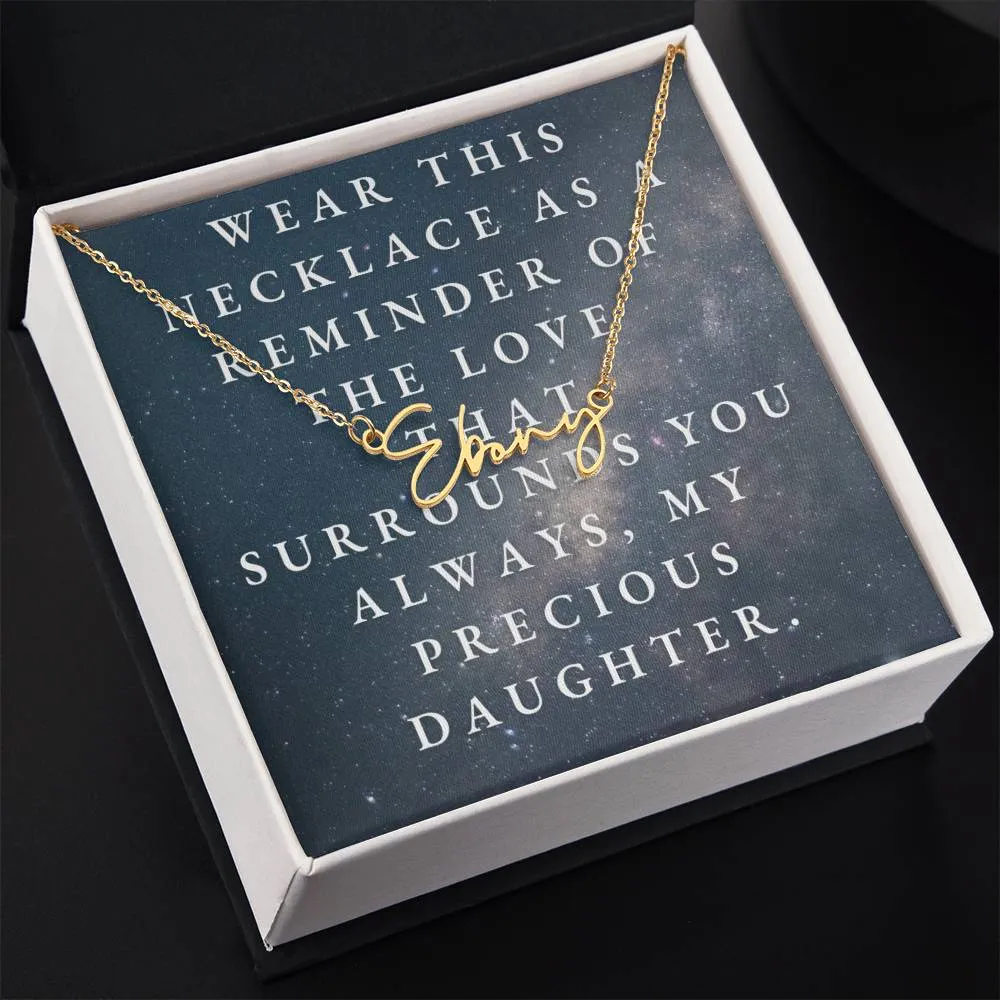Signature Name Necklace (With MC)