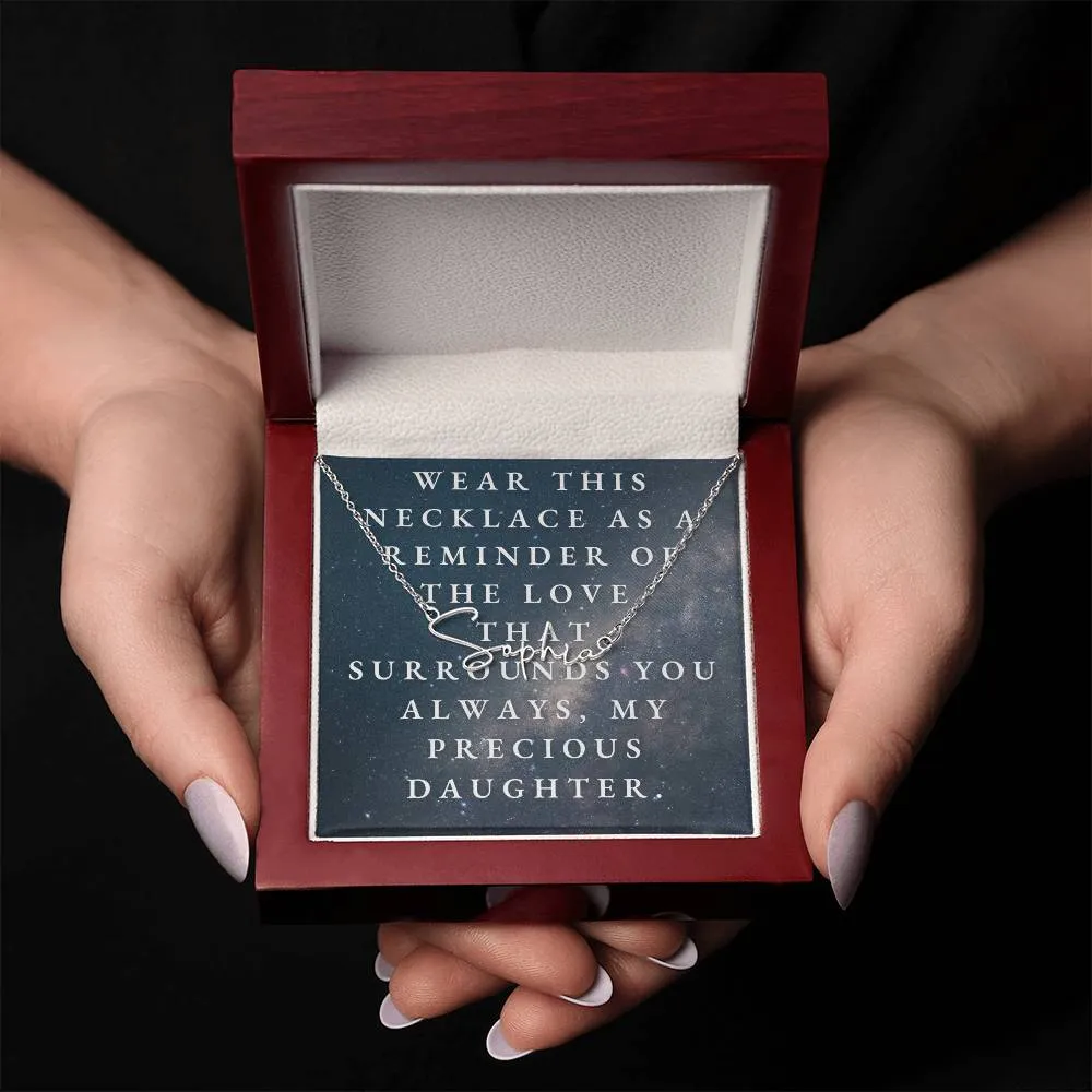 Signature Name Necklace (With MC)