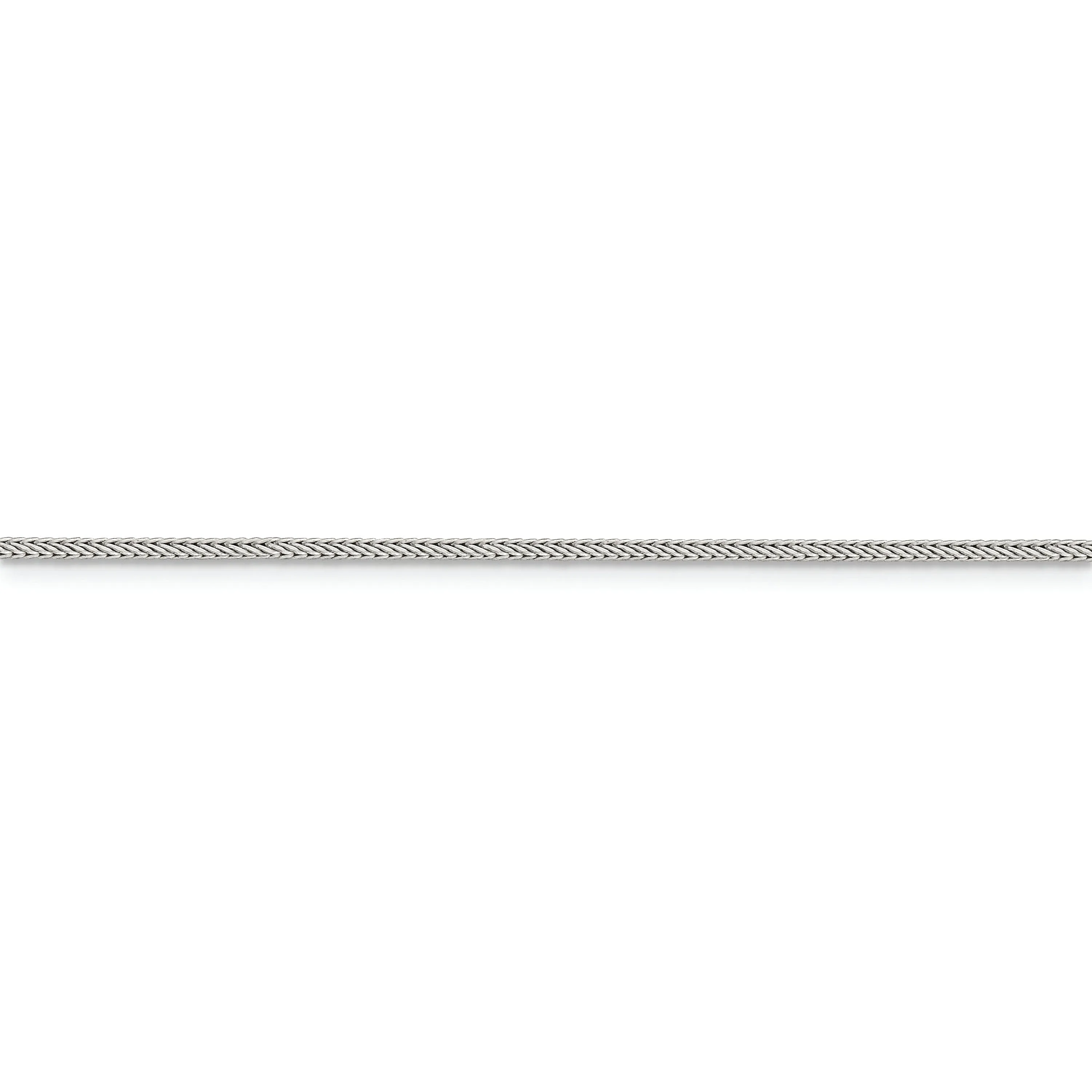 Silver D.C 1.25-mm Solid Round Franco Chain