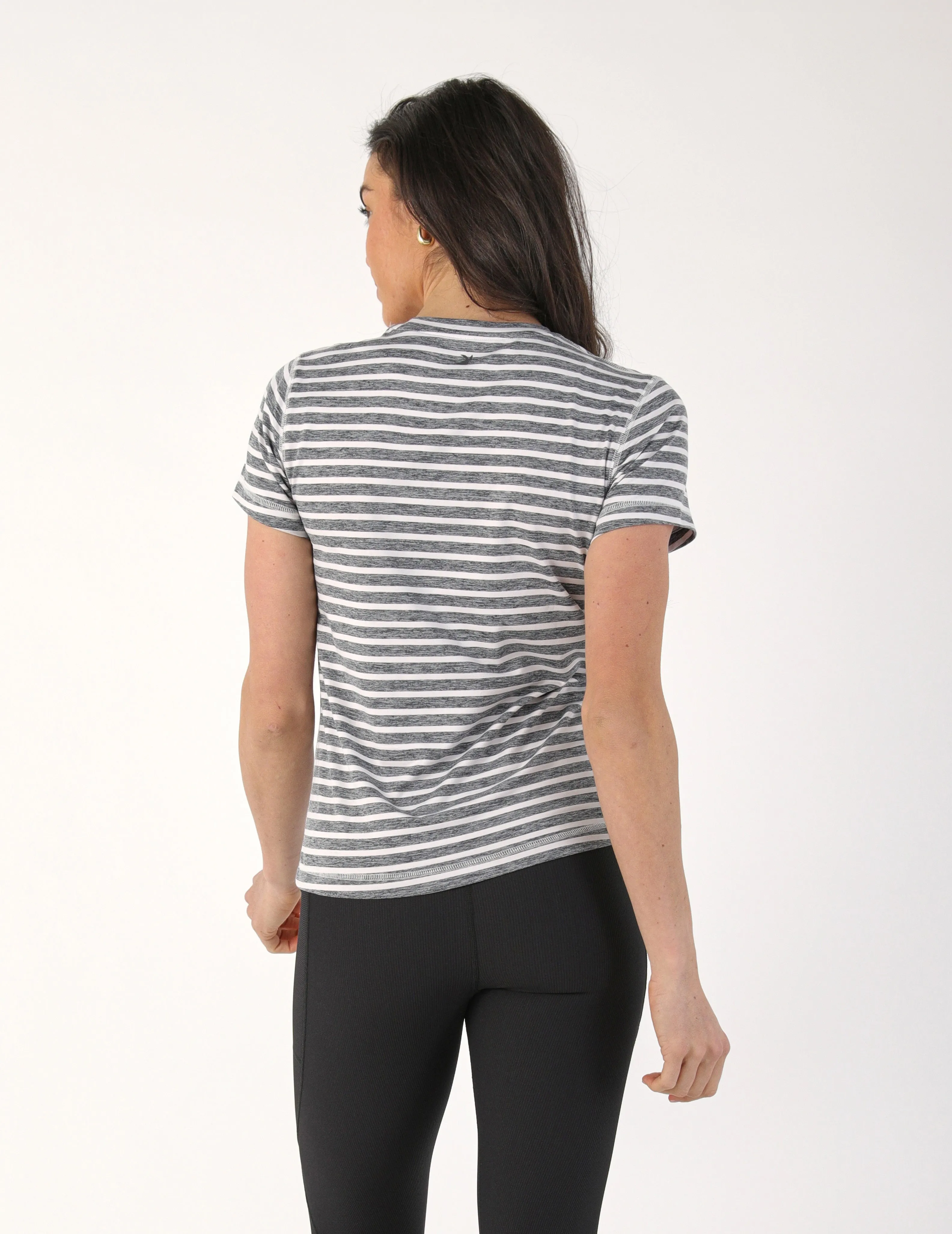 Simplicity Tee: Navy/White Stripe