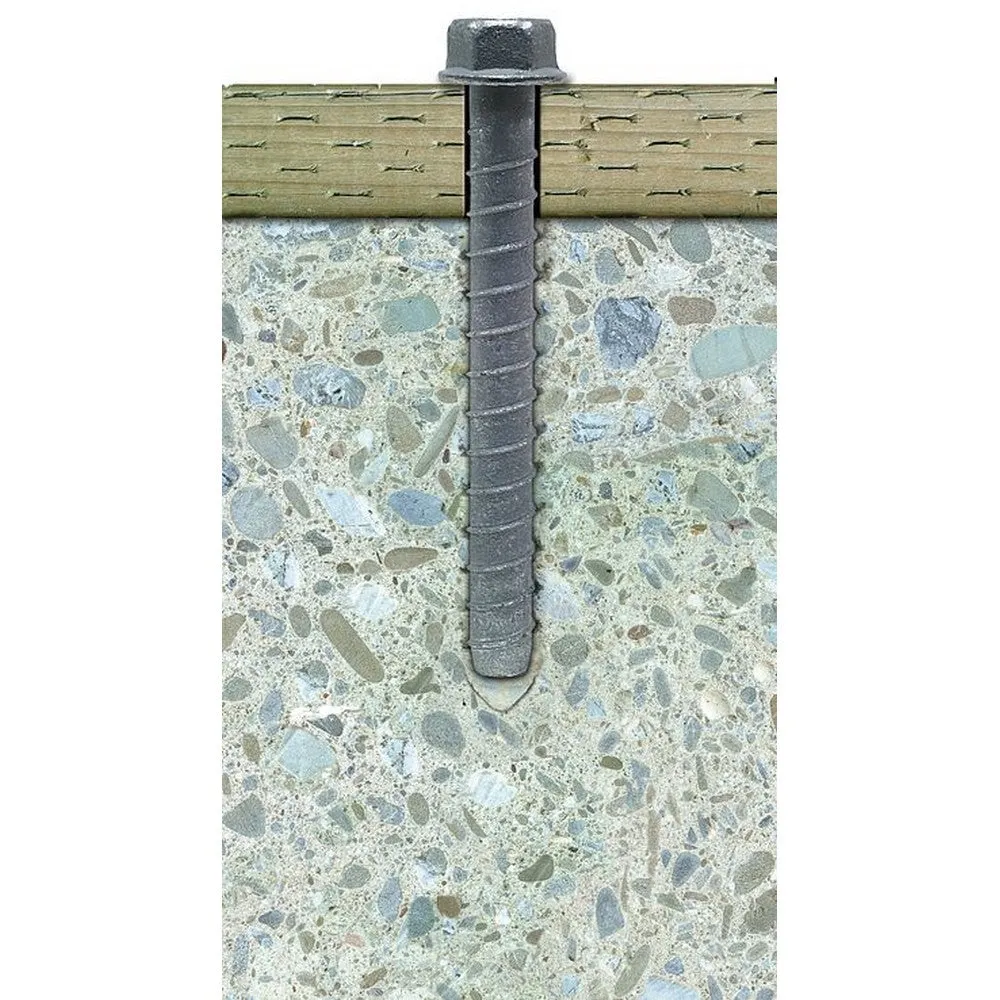 Simpson 5/8" x 6" Titen HD Heavy-Duty Zinc Plated Screw Anchor