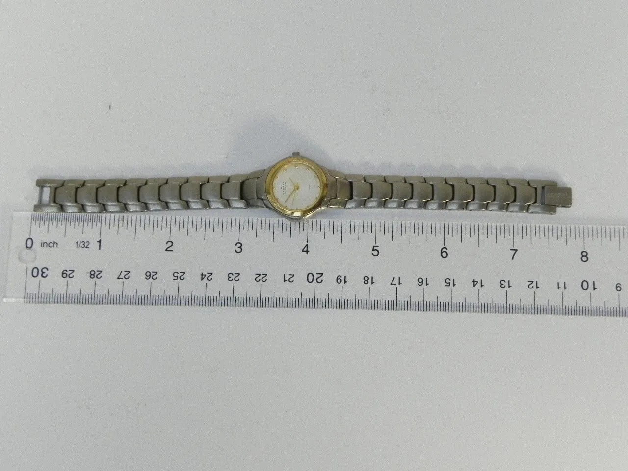 Skagen Women's Titanium Mixed Metals Watch with Bracelet Band