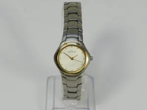 Skagen Women's Titanium Mixed Metals Watch with Bracelet Band