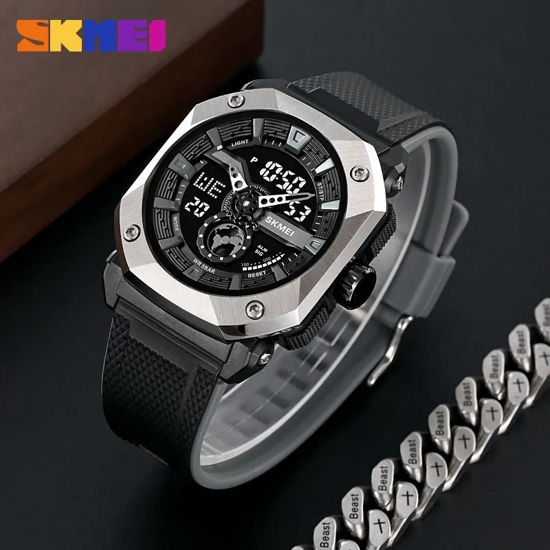 SKMEI Dual Time Analog Digital Watch | 100% Authentic | SKMEI 2272