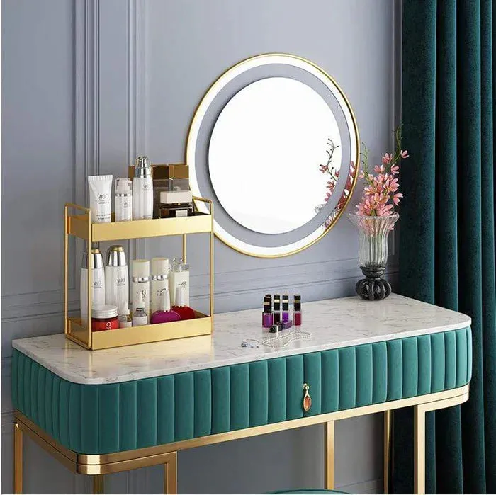 SleekStorage - Elegant guld-organizer til moderne og klassisk indretning