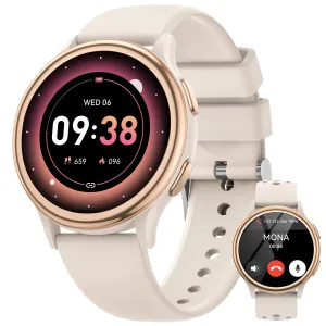 Smart Watches for Women [400 Watch Faces/Calls/Female Health] for Android Phones＆ iPhone Compatible Activity Tracker and Smart Watches for Women Fitness Tracker Watches for Women (3 Bands)