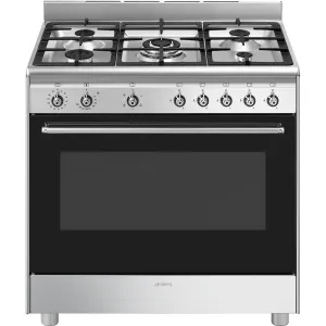 Smeg 90cm Gas Stove SSA91GGX2