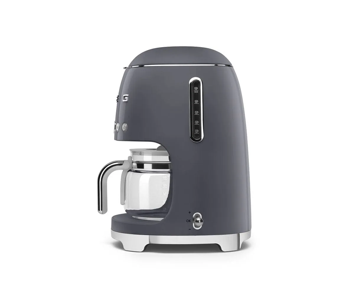 Smeg Retro Drip Filter Coffee Machine Gray DCF02GRSA