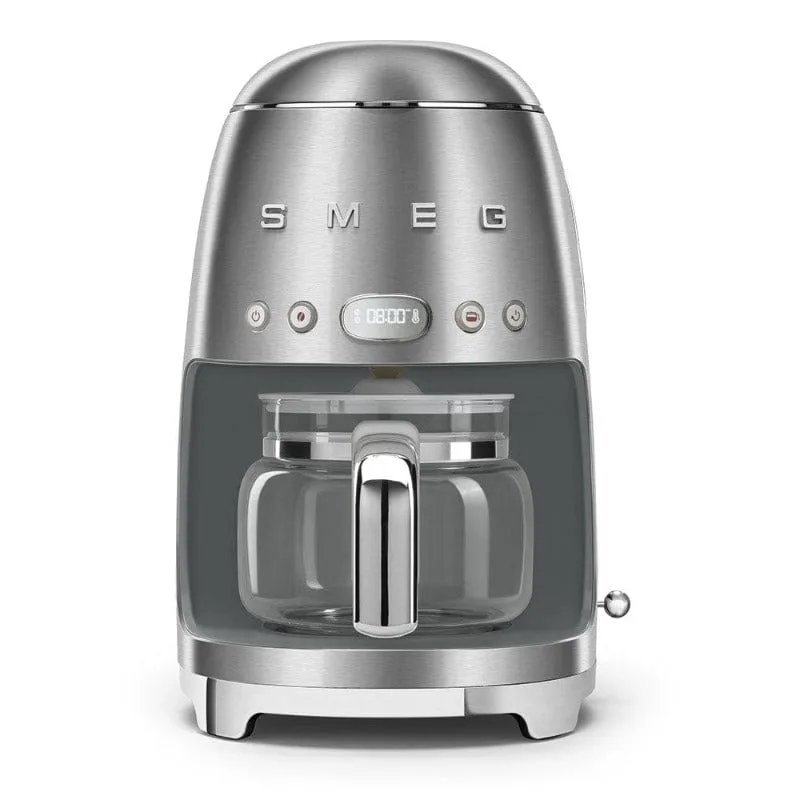 Smeg Retro Drip Filter Coffee Machine Stainless Steel DCF02SSSA