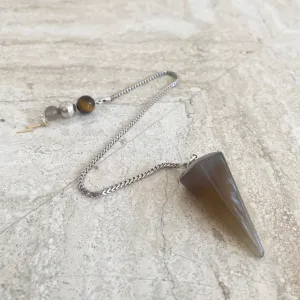 SMOKE QUARTZ PENDULUM