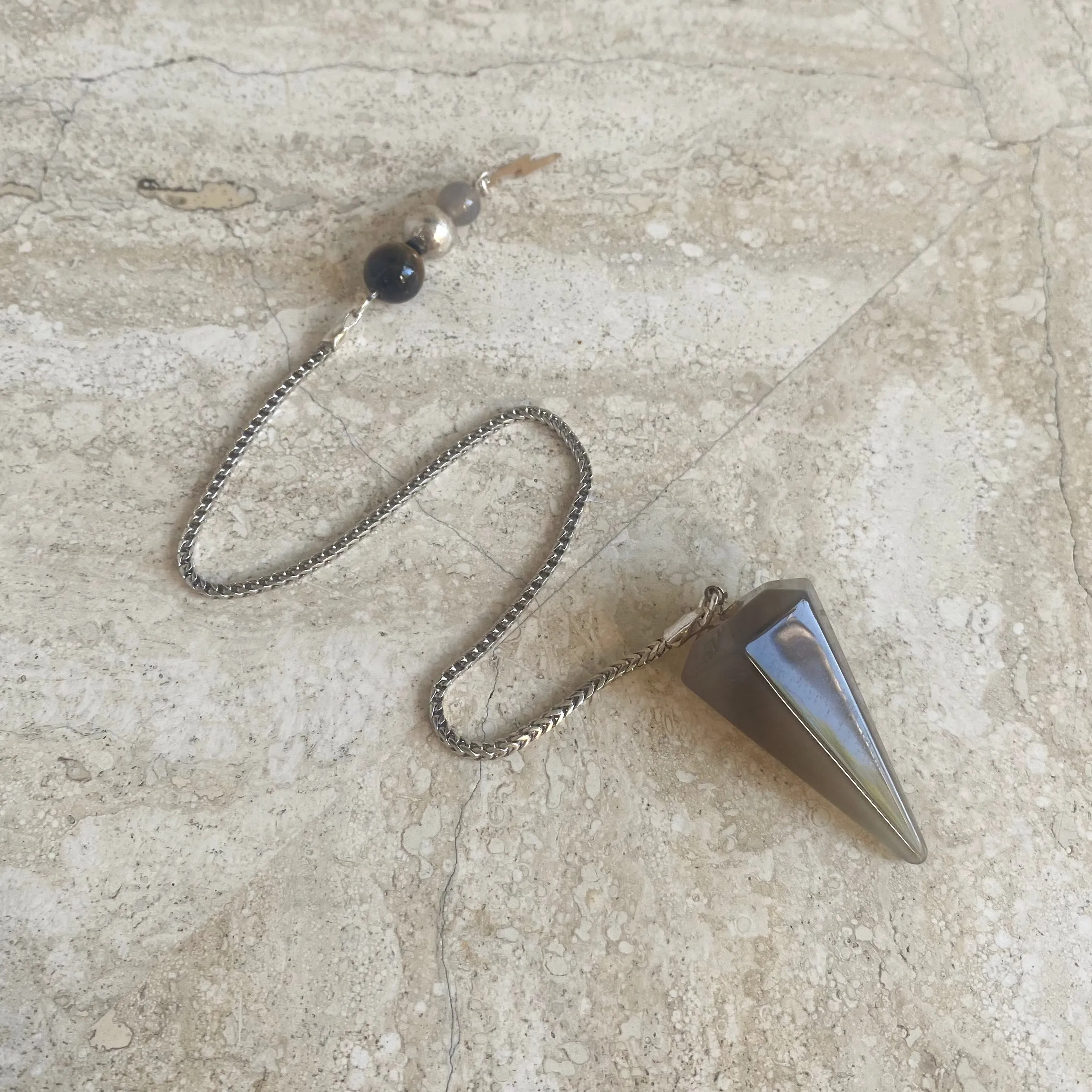 SMOKE QUARTZ PENDULUM